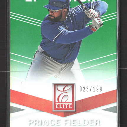 2015 Panini Elite 21st Century Prince Fielder #98 Green 023/199