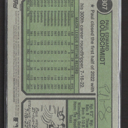 2023 Topps Heritage Paul Goldschmidt #307