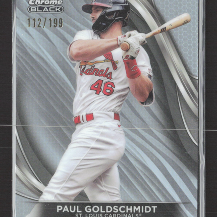 2024 Topps Chrome Black Paul Goldschmidt #93 Refractor 112/199