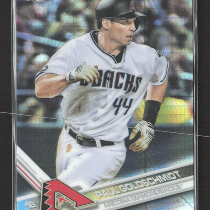 2017 Topps Chrome Paul Goldschmidt #134 Prism Refractor