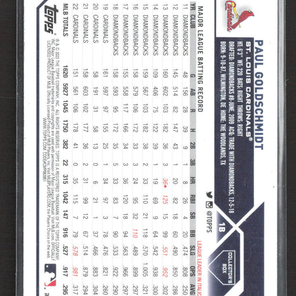 2023 Topps Paul Goldschmidt #100 crackle