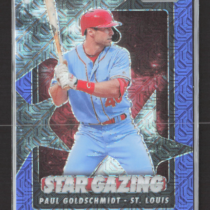 2020 Panini Prizm Star Gazing Paul Goldschmidt #SG-7 Blue 091/175