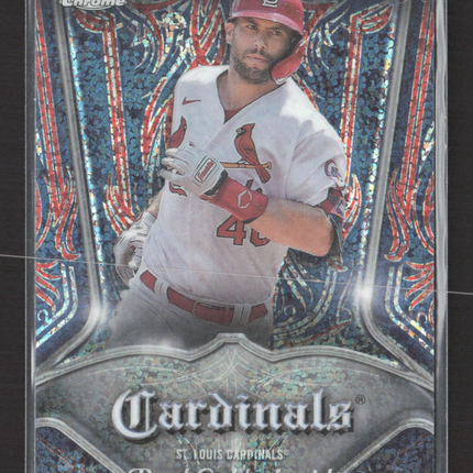 2022 Topps Chrome Sonic Pinstriped Paul Goldschmidt #P-12