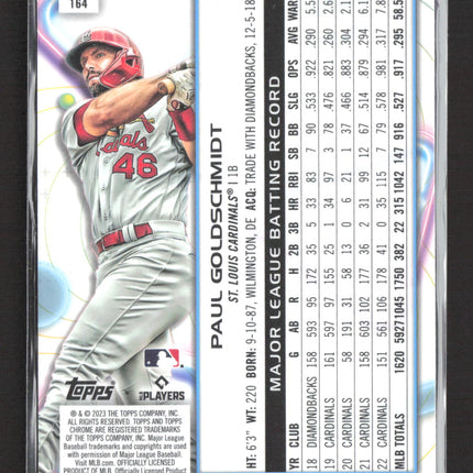 2023 Topps Chrome Cosmic Paul Goldschmidt #164