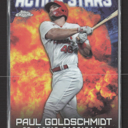 2023 Topps Chrome Action Stars Paul Goldschmidt #ASC-22