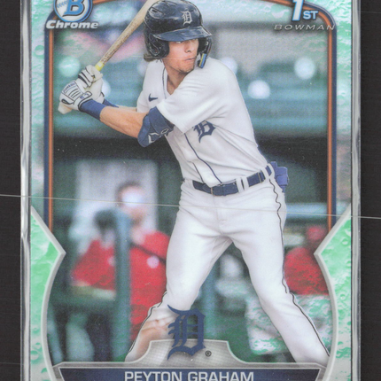2023 Topps Bowman Chrome Peyton Graham #BCP-57 Lunar Glow Refractor