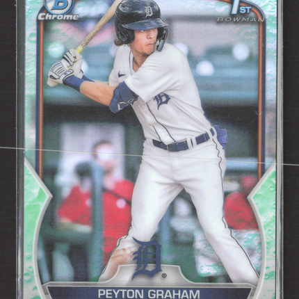 2023 Bowman Chrome Peyton Graham #BCP-57 Lunar Glow Refractor