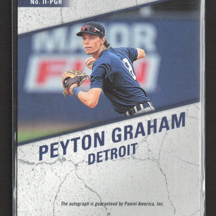 2023 Panini Elite Extra Edition Impact Impressions Peyton Graham #II-PGR auto