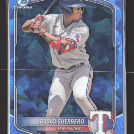 2025 Bowman Chrome Pablo Guerrero #BCP-144 Blue Sapphire