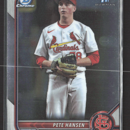2022 Bowman Chrome Pete Hansen #BDC-128 1st Bowman 2/3