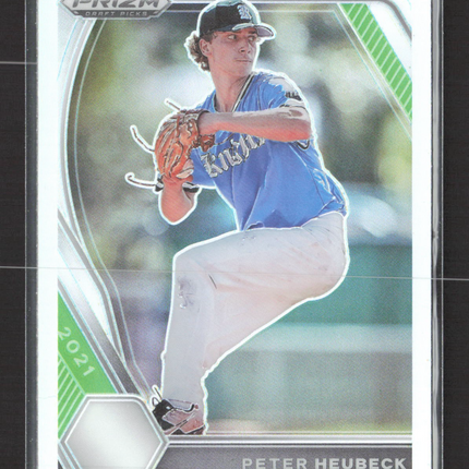 2021 Panini Prizm Draft Picks Peter Heubeck #PDP101
