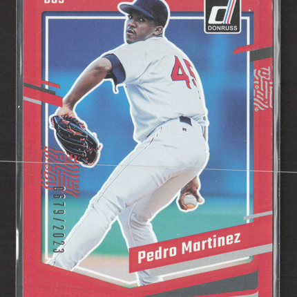 2023 Panini Donruss Pedro Martinez #212 Red 0679/2023
