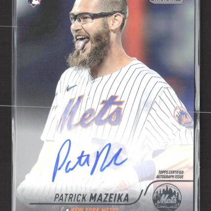 2021 Topps Stadium Club Patrick Mazeika #SCBA-PM RC auto