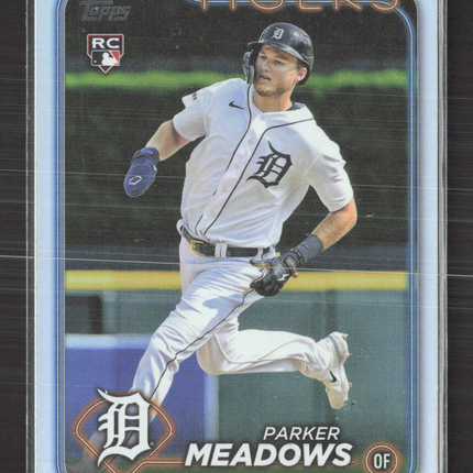 2024 Topps Series Two Parker Meadows #516 RC rainbow foil