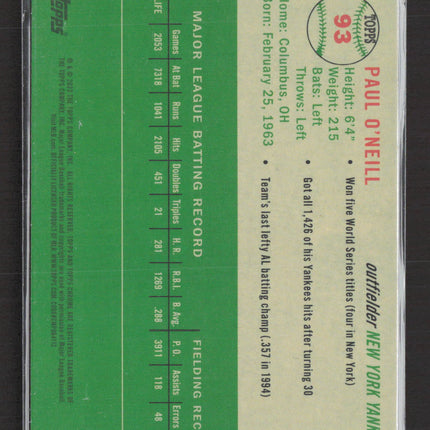 2023 Topps Chrome Paul O'Neill #93