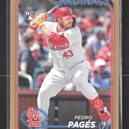 2024 Topps Update Series Pedro Pagés #US338 Gold RC