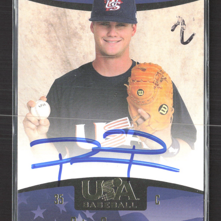 2007 Upper Deck USA Baseball National Team Petey Paramore #75 auto