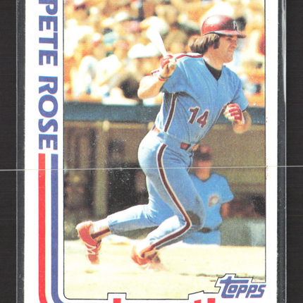 1982 Topps Pete Rose #781 In Action