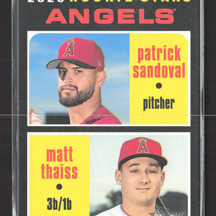 2020 Topps Heritage Matt Thaiss Patrick Sandoval #152