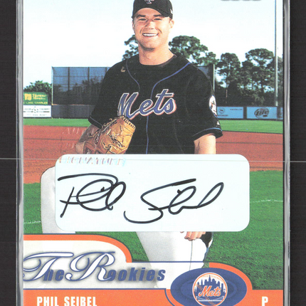 2003 Donruss The Rookies Phil Seibel #43 auto
