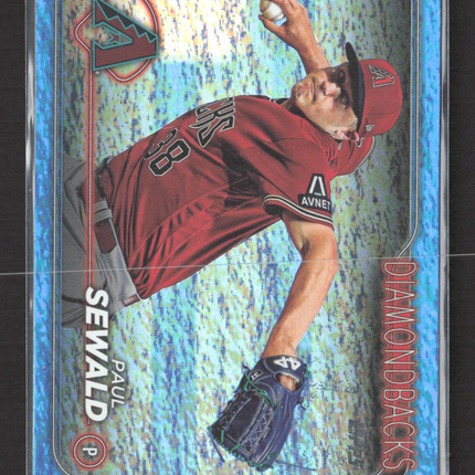 2024 Topps Series 1 Paul Sewald #271 Blue Crackle /999