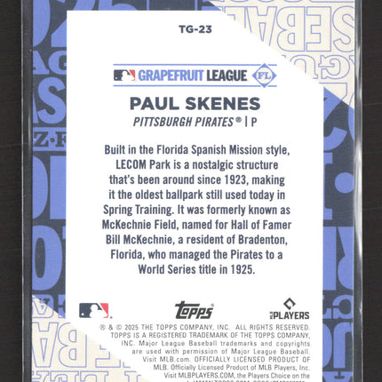 2025 Topps Grapefruit League Paul Skenes #TG-23