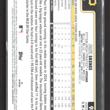 2025 Topps Series 1 Paul Skenes #98