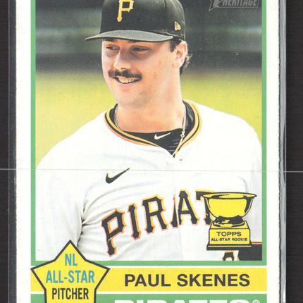 2024 Topps Heritage Paul Skenes #60