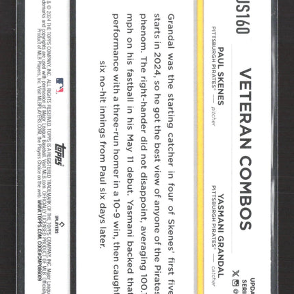 2024 Topps Update Series Paul Skenes Yasmani Grandal #US160
