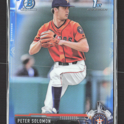 2017 Bowman Draft Chrome Peter Solomon #BDC-148 Blue Refractor 192/200