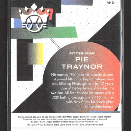2022 Panini Diamond Kings Maestros Pie Traynor #M-3 55/99
