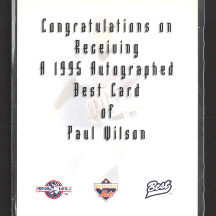 1995 Best Paul Wilson auto