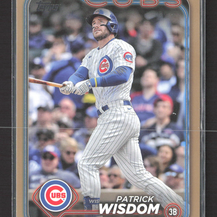 2024 Topps Series 1 Patrick Wisdom #328 Gold /2024