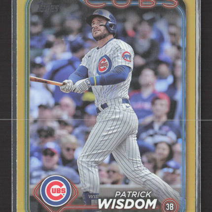 2024 Topps Series 1 Patrick Wisdom #328 gold foil