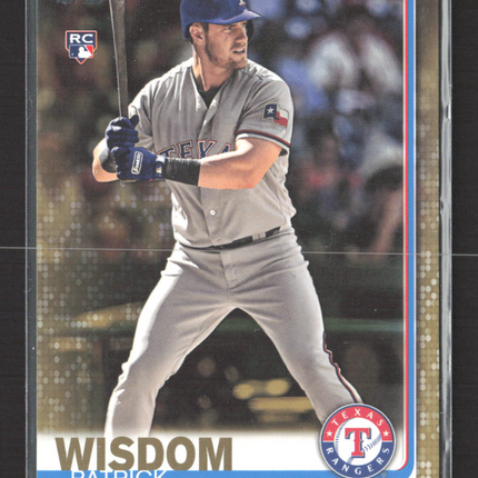 2019 Topps Series 2 Patrick Wisdom #578 Gold RC 0176/2019