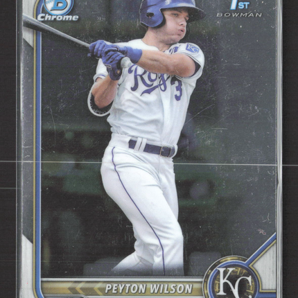 2022 Bowman Chrome Peyton Wilson #BCP-85 1st Bowman