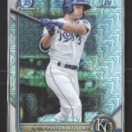 2022 Bowman Chrome Mojo Peyton Wilson #BCP-85 Refractor 1st Bowman