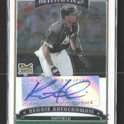 2006 Topps Chrome Reggie Abercrombie #353 auto