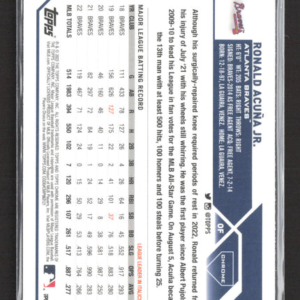 2009 Topps Chrome Ronald Acuna Jr. #39