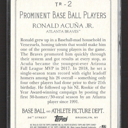 2020 Topps Turkey Red Ronald Acun a Jr. #TR-2