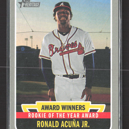 2019 Topps Heritage Ronald Acuna Jr. #AW-6