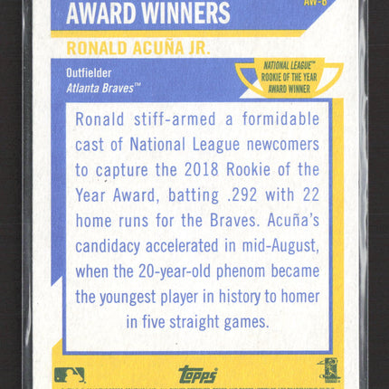 2019 Topps Heritage Ronald Acuna Jr. #AW-6