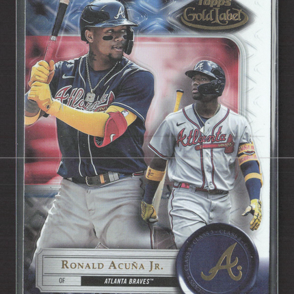 2022 Topps Gold Label Ronald Acuna Jr. #13
