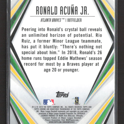 2019 Topps Chrome Future Stars Ronald Acuna Jr. #FS-20