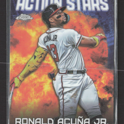 2023 Topps Chrome Action Stars Ronald Acuna Jr. #ASC-5