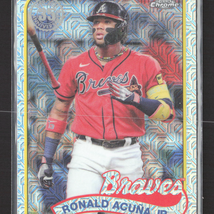 2024 Topps Chrome Silver Pack Mojo Refractor Ronald Acuna Jr. #2T89C-56