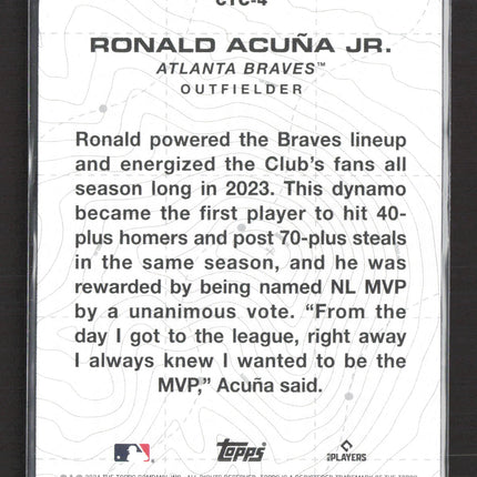 2024 Topps City to City Ronald Acuna Jr. #CTC-4