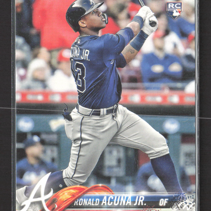 2018 Topps Series 2 Ronald Acuna Jr. #698 RC