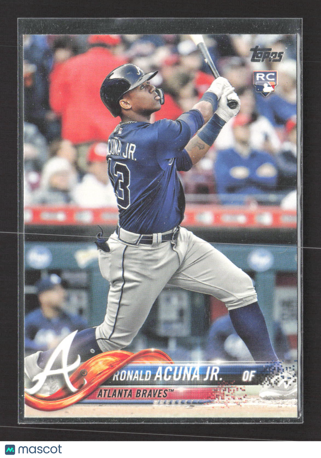 2018 Topps Series 2 Ronald Acuna Jr. #698 RC