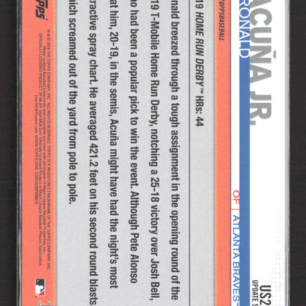 2019 Topps Update Series Ronald Acuna Jr. #US271